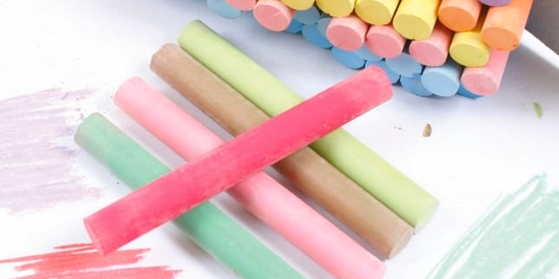 What are coloured chalks?