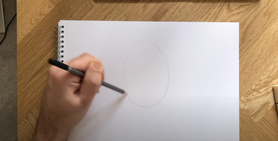 How to draw a cartoon polar bear part 1
