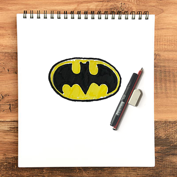 Pencil Sketch of Batman  DesiPainterscom