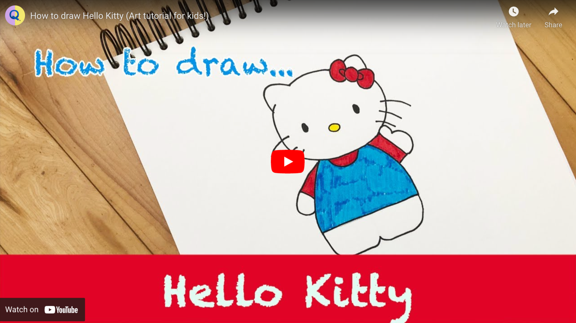 How To Draw Hello Kitty Step By Step