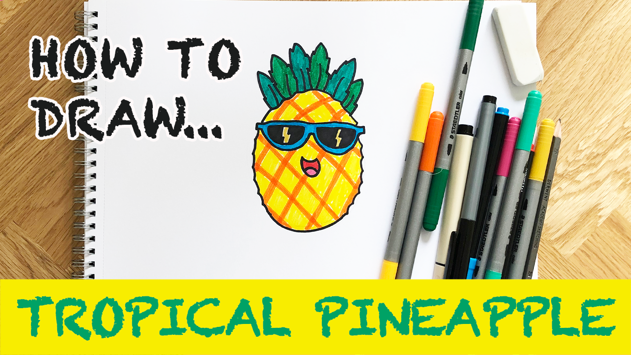 Pineapple Drawing High-Res Vector Graphic - Getty Images