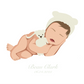 Newborn baby Illustration