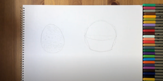 How to draw easter eggs part 2