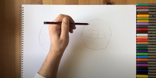 How to draw easter eggs part 3