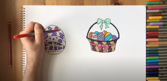 How to draw easter eggs part 6