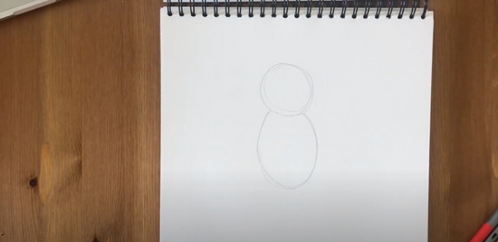 How to draw a gingerbread man part 1