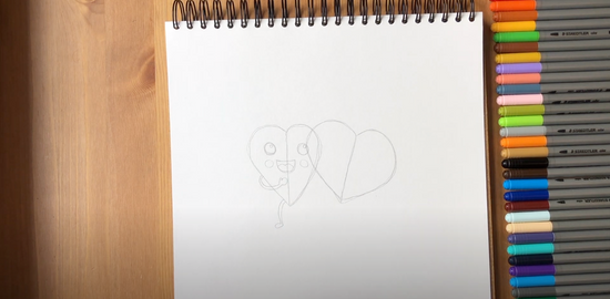 How to draw love hearts part 4