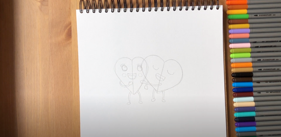 How to draw love hearts part 5