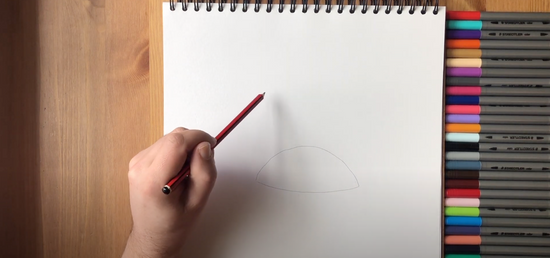 How to draw a desert island part 1