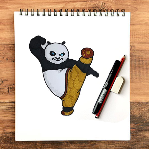 Panda cartoon cute animals Royalty Free Vector Image