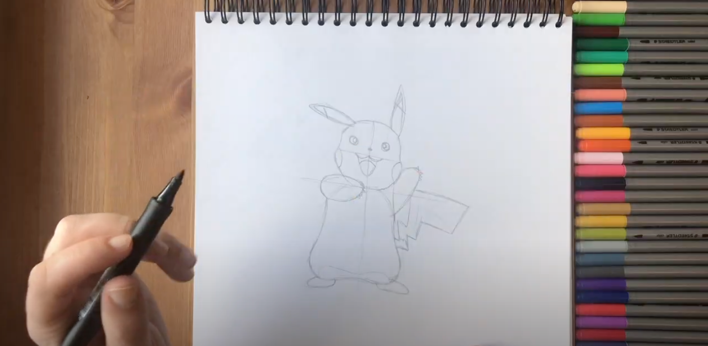 Pikachu sketch by kieragsplash on DeviantArt