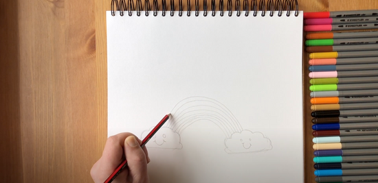 How to draw a rainbow part 3