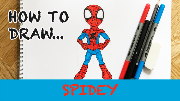 Learn How To Draw Spidey In 10 Minutes! | Easy Drawing Guide – Quickdraw