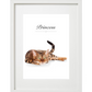 Personalised Cat Cartoon Drawing